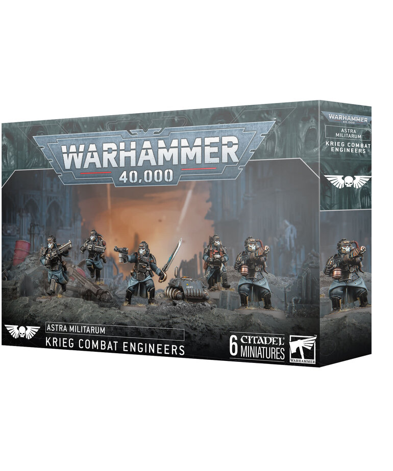 Games Workshop - GAW Warhammer 40K - Astra Militarum - Krieg Combat Engineers