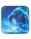 Gameopolis Dice - UDI Gameopolis Dice - Leather Dice Tray - Kraken - Blue