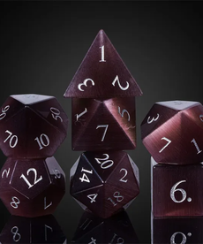 Gameopolis Dice - UDI Cat Eye Gemstone Dice - Purple