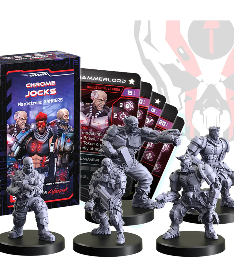 Monster Fight Club - MFC Cyberpunk Red: Combat Zone - Maelstrom Gangers - Chrome Jocks