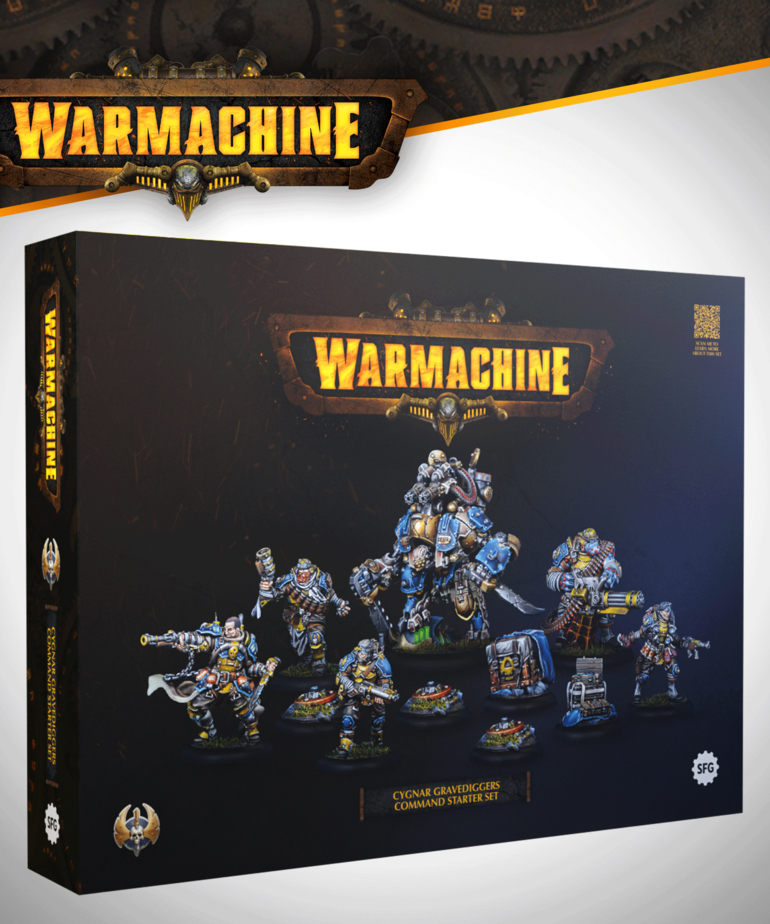 Steamforged Games LTD - STE Warmachine - Cygnar Gravediggers Command Starter