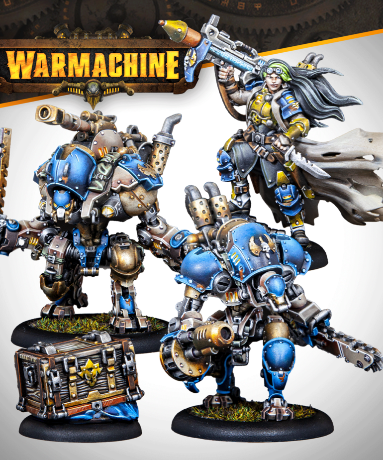 Steamforged Games LTD - STE Warmachine - Cygnar Gravediggers Battlegroup Box