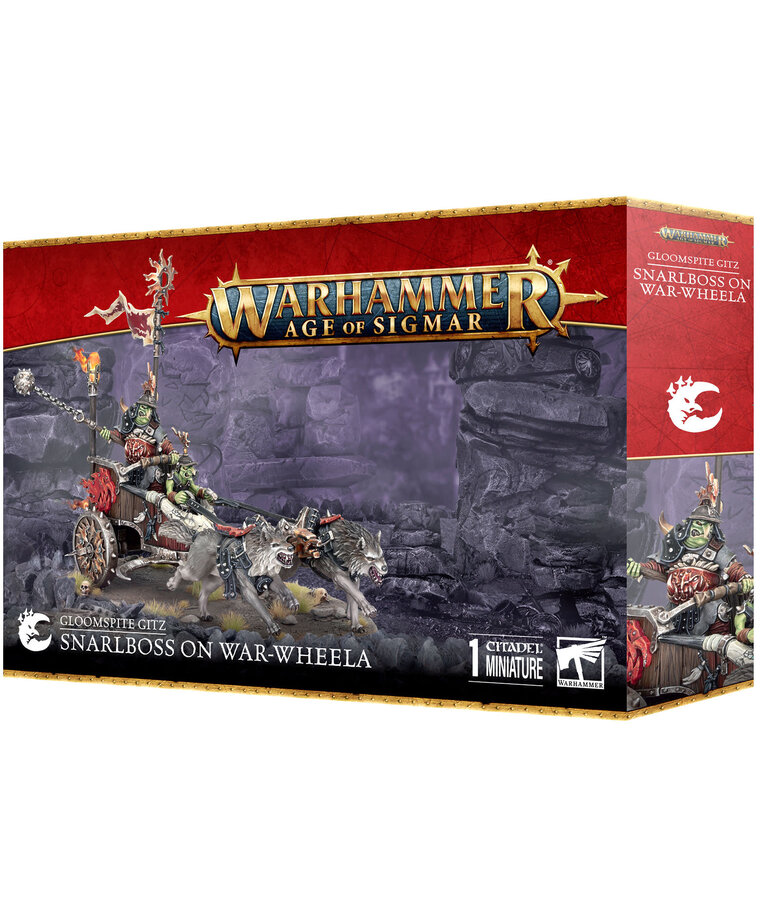 Games Workshop - GAW Warhammer: Age of Sigmar - Gloomspite Gitz - Snarlboss on War-Wheela