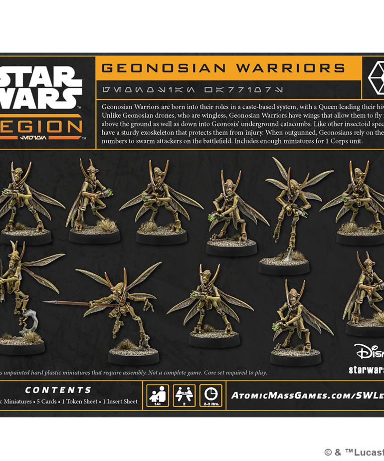 Atomic Mass Games - AMG Star Wars: Legion - Geonosian Warriors Unit Expansion