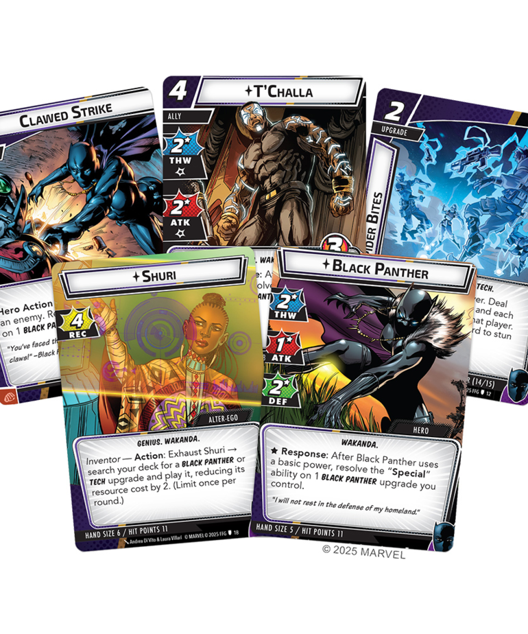 Fantasy Flight Games - FFG Marvel Champions: The Card Game - Black Panther Hero Pack