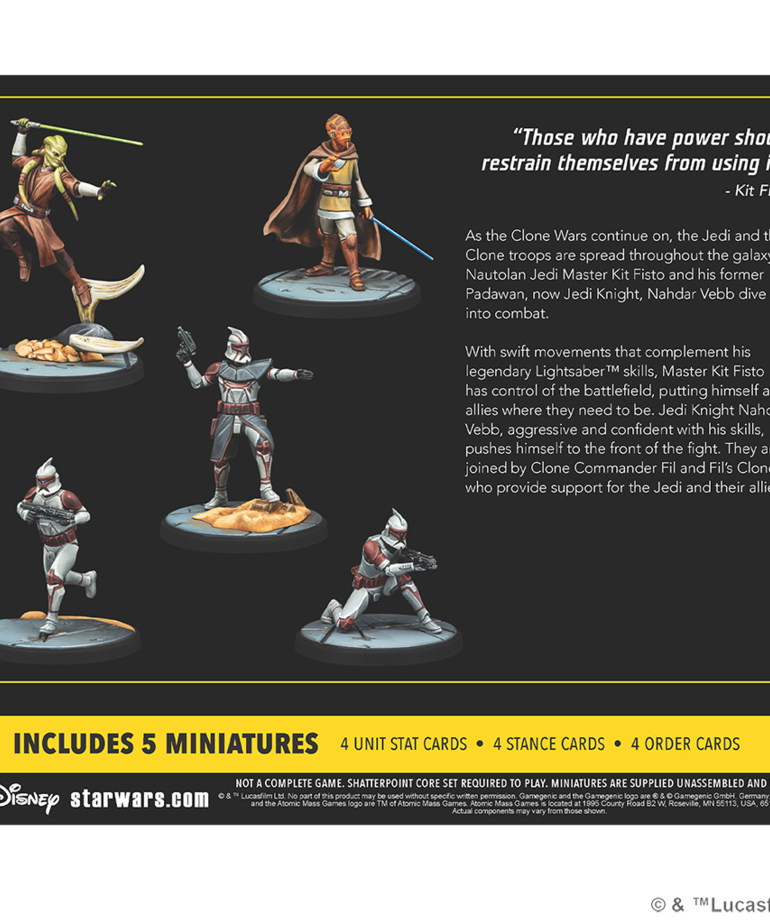 Atomic Mass Games - AMG Star Wars: Shatterpoint - Requesting Your Surrender - Kit Fisto Squad Pack