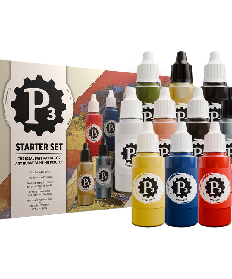 Steamforged Games LTD - STE PRESALE Steamforged Games - P3 Paints Starter Set Dropper Bottle (10 paints ) 10/00/2025