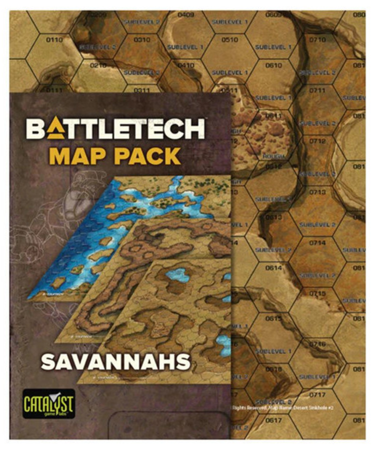Catalyst Game Labs - CYT BattleTech - Map Pack - Savannahs