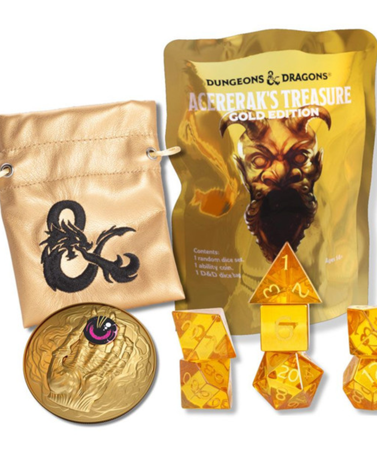 Sirius Dice - SDZ D&D - Acererak's Treasure Pack - Gold Edition Random Dice Pack
