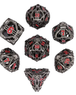 Gameopolis Dice - UDI Gameopolis Dice: Polyhedral 7 Set - Hollow Rainbow Metal Dice - Music - Black & Red