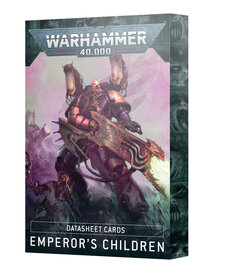 Games Workshop - GAW Datasheet Cards - Emperor's Children