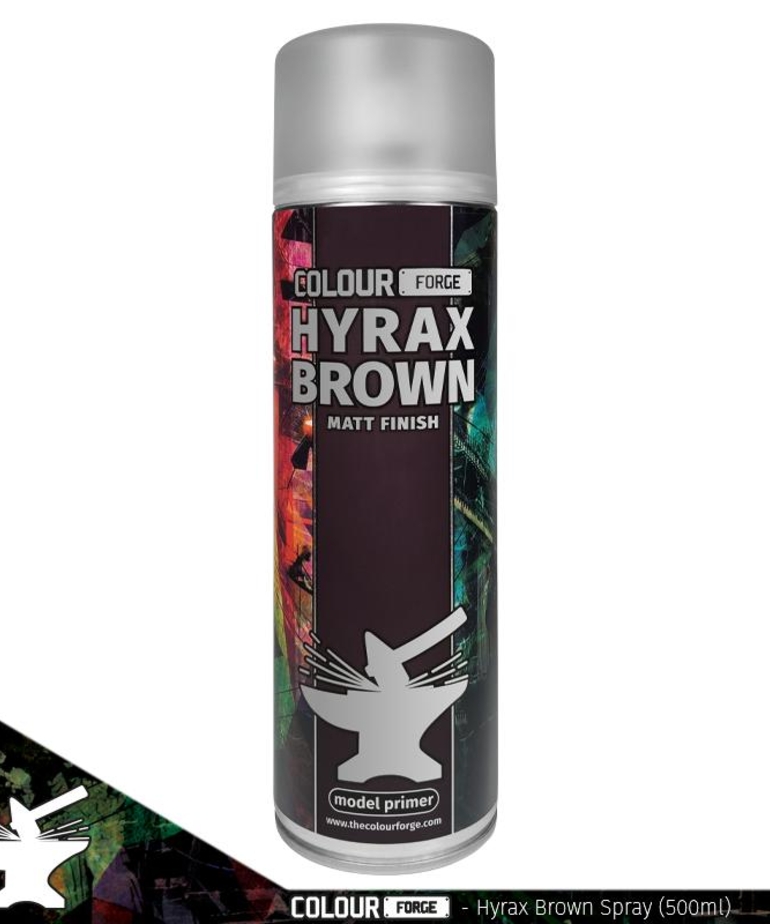 Colour Forge Colour Forge Spray Primer - Hyrax Brown (500 ml)