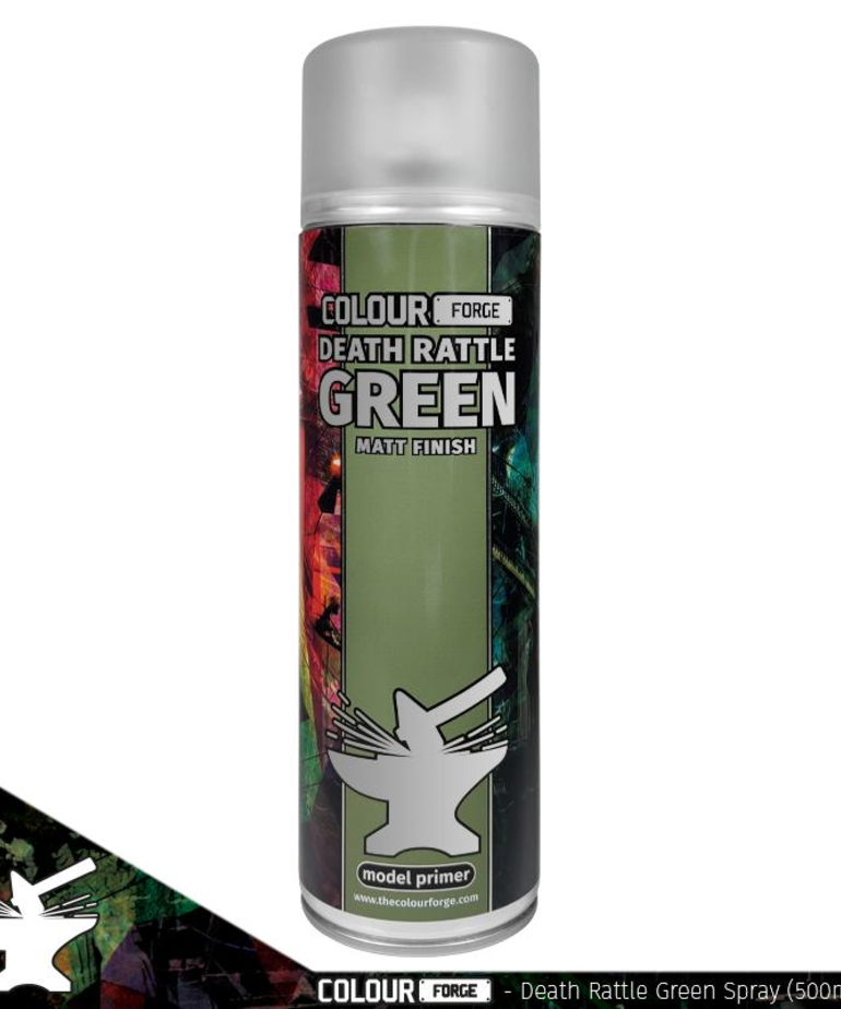Colour Forge Colour Forge Spray Primer - Death Rattle Green (500 ml)
