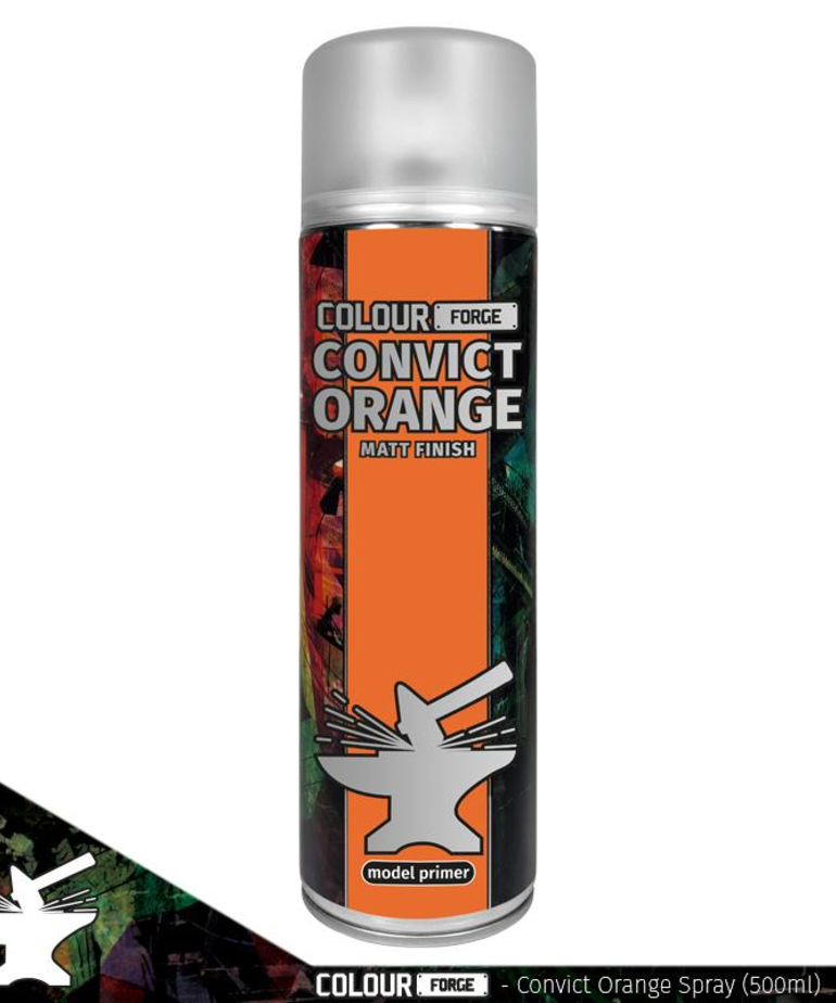 Colour Forge Colour Forge Spray Primer - Convict Orange (500 ml)