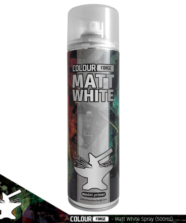 Colour Forge Colour Forge Spray Primer - Matt White (500 ml)