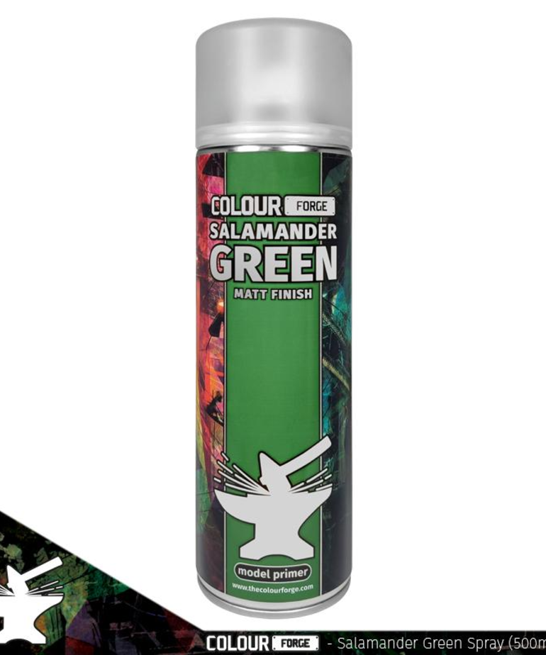 Colour Forge Colour Forge Spray Primer - Salamander Green (500 ml)
