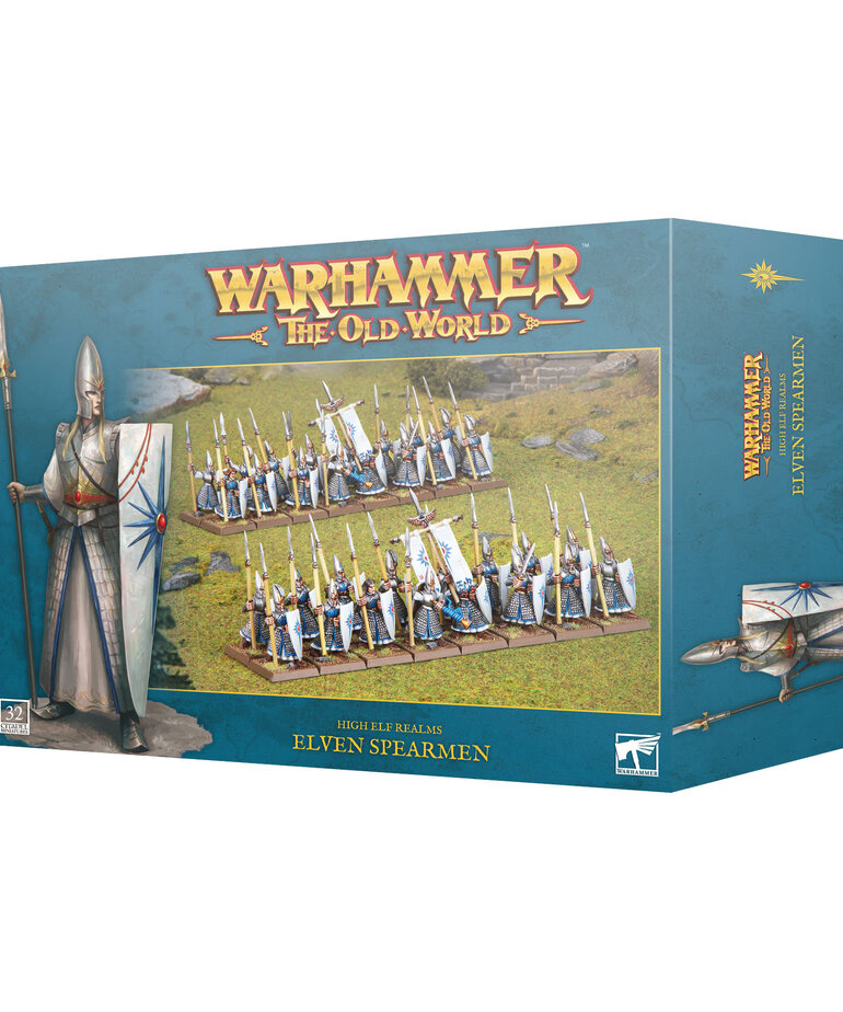 Games Workshop - GAW Warhammer: The  Old World - High Elf Realms - Elven Spearmen