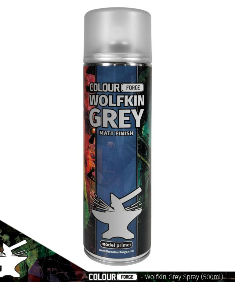 Colour Forge Colour Forge Spray Primer - Wolfkin Grey (500 ml)