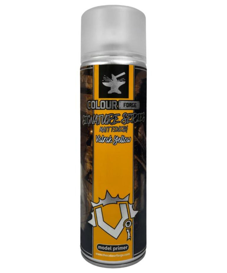 Colour Forge Colour Forge Spray Primer - Signature Series - Valrak Yellow (500 ml)