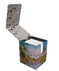 Ultra-PRO - ULP Alcove Flip Deck Box - Bob Ross Mighty Mountain Lake