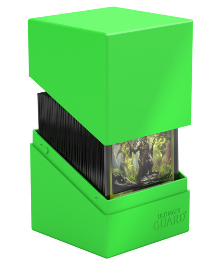 Ultimate Guard - UGD Ultimate Guard - 100+ Boulder Deck Box - Solid Neon Green