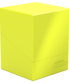 Ultimate Guard - UGD 100+ Boulder Deck Box - Solid Neon Yellow
