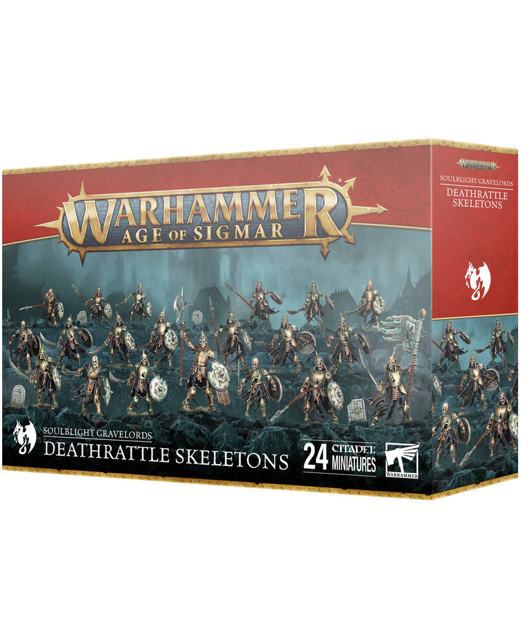 Games Workshop - GAW Warhammer: Age of Sigmar - Soulblight Gravelords - Deathrattle Skeletons