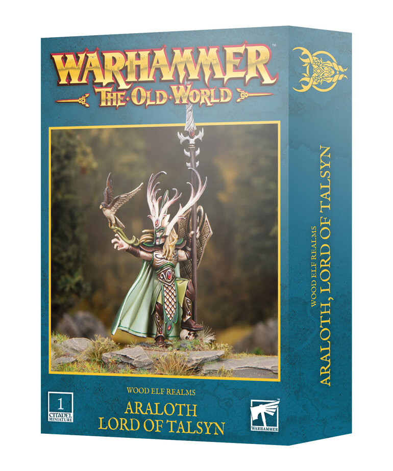 Games Workshop - GAW Warhammer: The Old World - Wood Elf Realms - Araloth, Lord of Talsyn