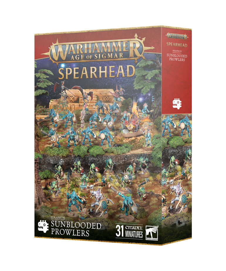 Games Workshop - GAW Warhammer: Age of Sigmar - Spearhead - Seraphon - Sunblooded Prowlers