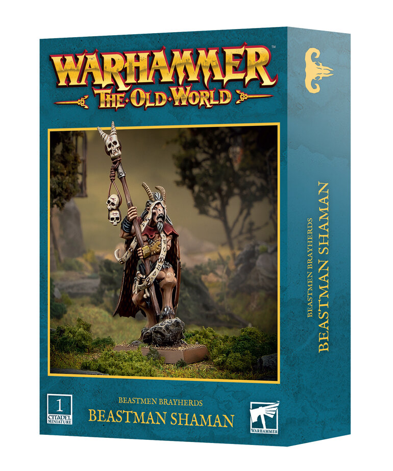 Games Workshop - GAW Warhammer: The Old World - Beastmen Brayherds - Beastman Shaman