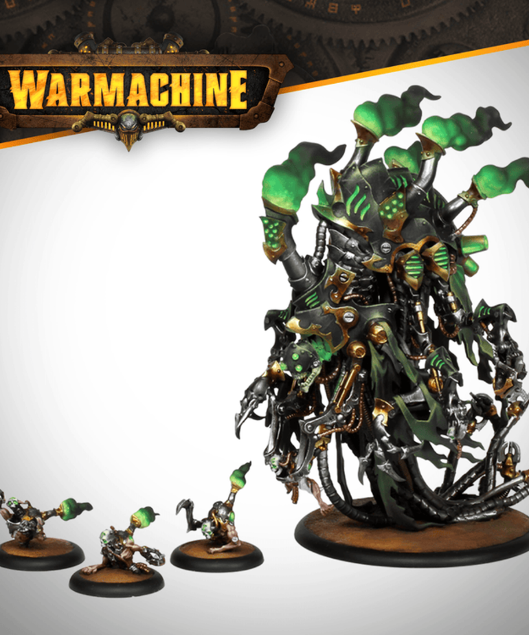 Steamforged Games LTD - STE Warmachine - Cryx Necrofactorium - Necroharvester & Corpse Crawlers
