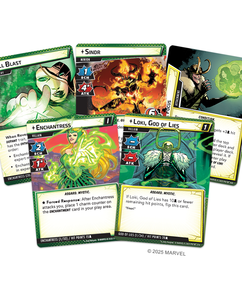 Fantasy Flight Games - FFG Marvel Champions: The Card Game - Trickster Takeover Scenario Pack