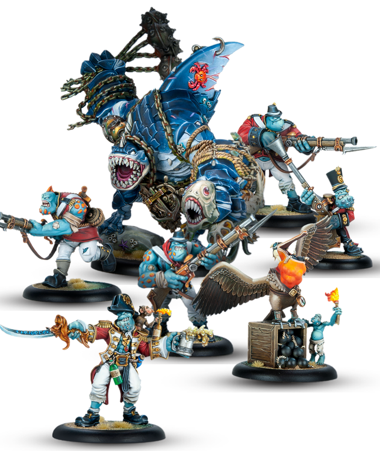 Steamforged Games LTD - STE Warmachine - Southern Kriels Foulblood's Armada - Command Starter