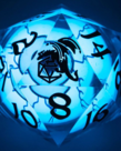 Hymgho Premium Gaming - HYO Hymgho Premium Gaming - D20 55mm LED Resin - Always Watching Blue Eyes