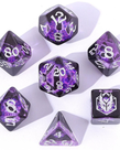 Hymgho Premium Gaming - HYO Hymgho Premium Gaming - Polyhedral 7-Die Set - Wyrmforged: Dragon Eye Purple