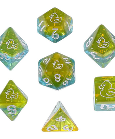 Hymgho Premium Gaming - HYO Polyhedral 7-Die Set - Wyrmforged: Rubber Ducky