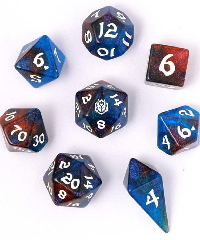 Hymgho Premium Gaming - HYO Hymgho Premium Gaming - Polyhedral 8-Die Set - Wyrmforged: Mystic Nebula