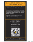 Atomic Mass Games - AMG Star Wars: Legion - Galactic Republic Card Pack