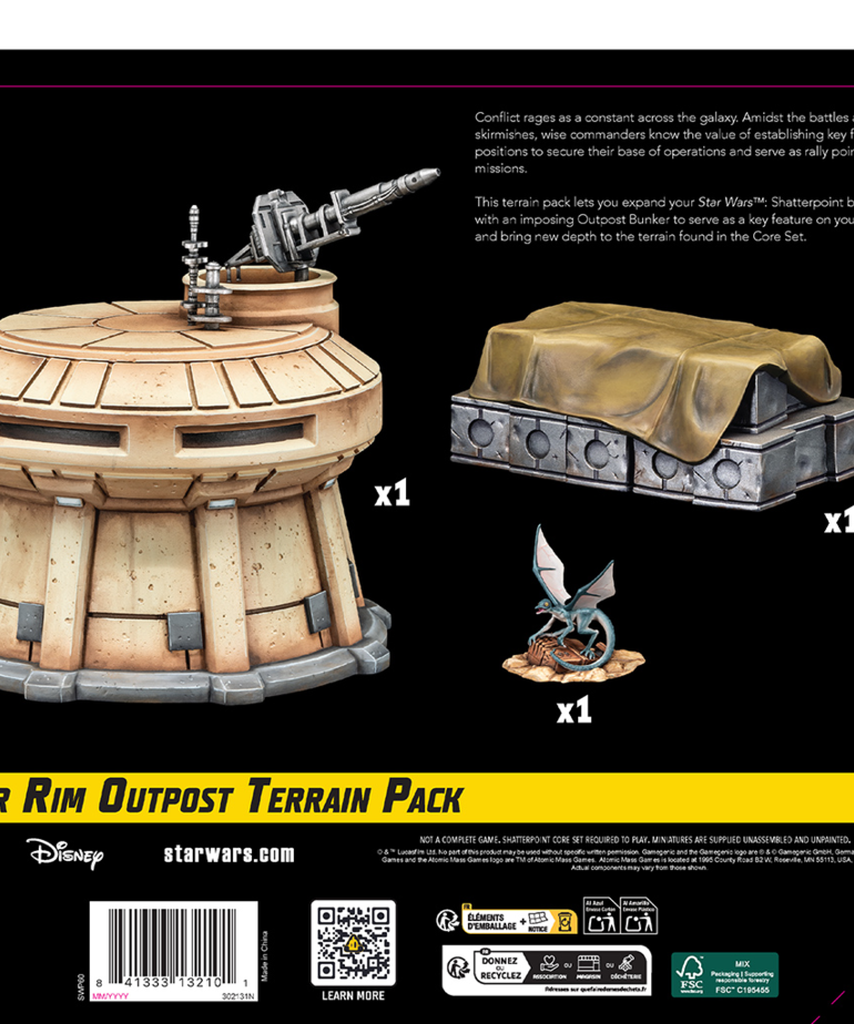 Atomic Mass Games - AMG Star Wars: Shatterpoint - Outer Rim Outpost Terrain Pack