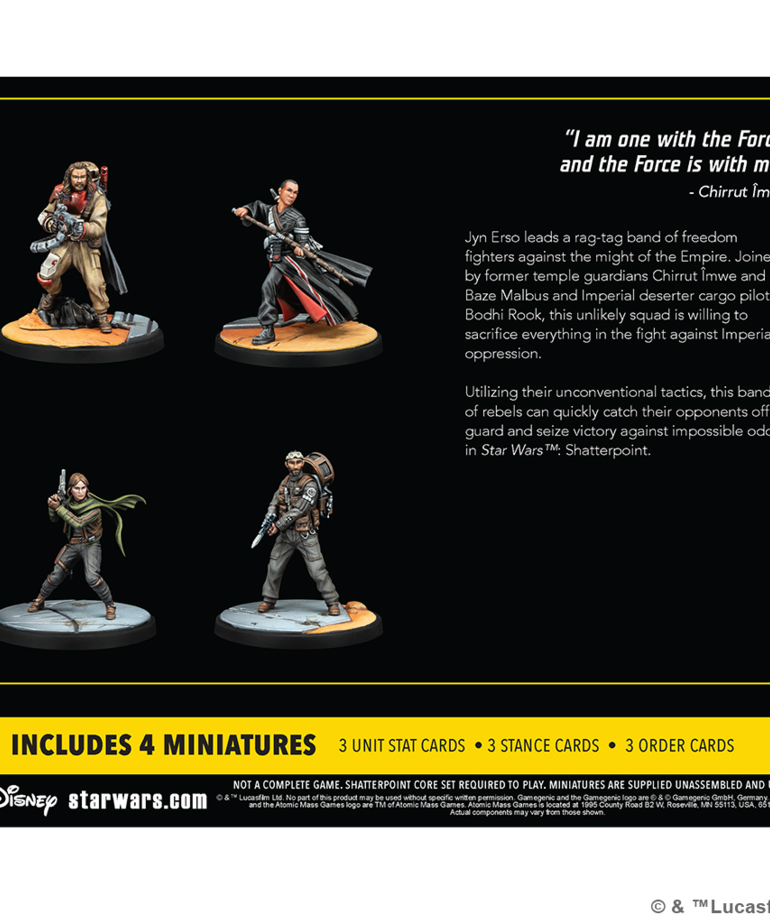 Atomic Mass Games - AMG Star Wars: Shatterpoint - This is Rogue One - Jyn Erso Squad Pack