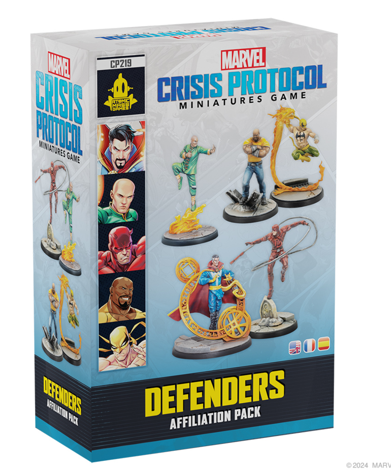 Atomic Mass Games - AMG Marvel: Crisis Protocol - Defenders Affiliation Pack