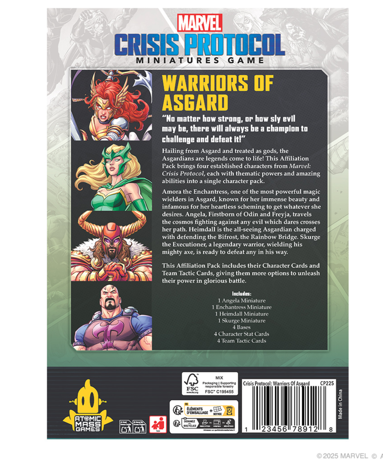 Atomic Mass Games - AMG Marvel: Crisis Protocol - Warriors of Asgard Affiliation Pack