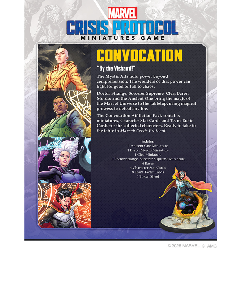 Atomic Mass Games - AMG Marvel: Crisis Protocol - Convocation Affiliation Pack