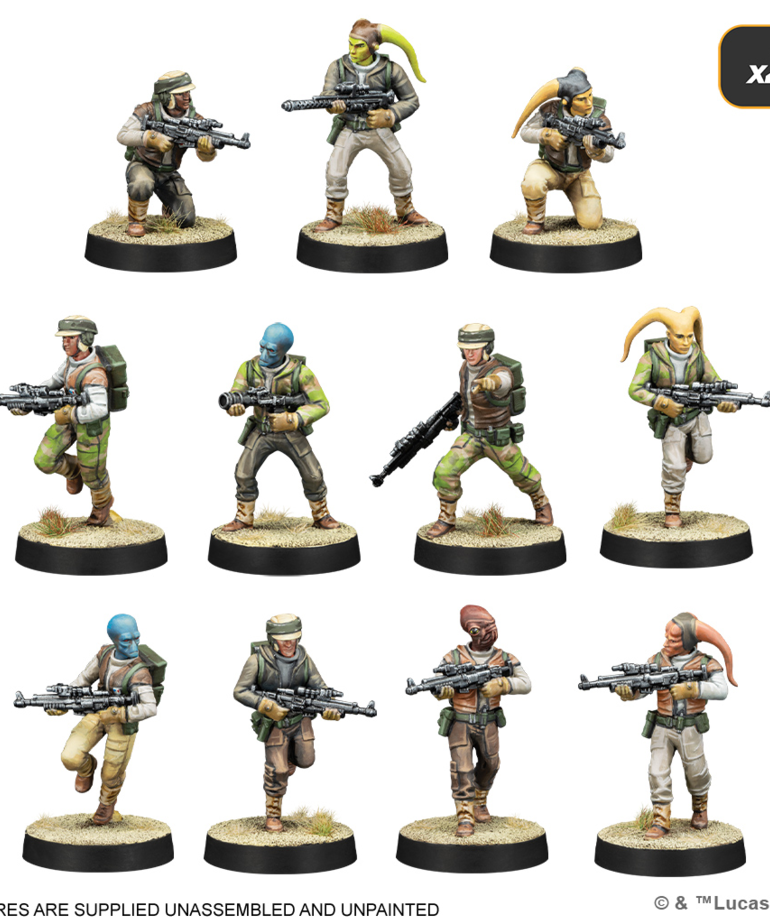 Atomic Mass Games - AMG Star Wars: Legion - Rebel Alliance Starter Set