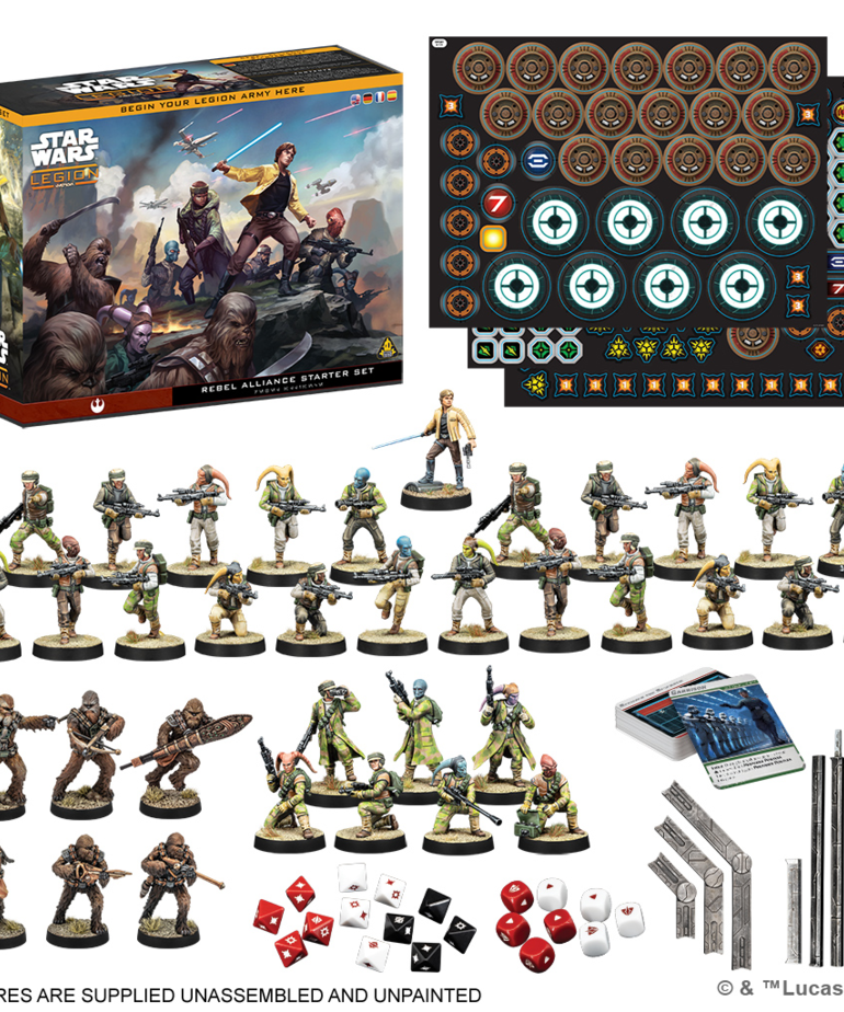 Atomic Mass Games - AMG Star Wars: Legion - Rebel Alliance Starter Set