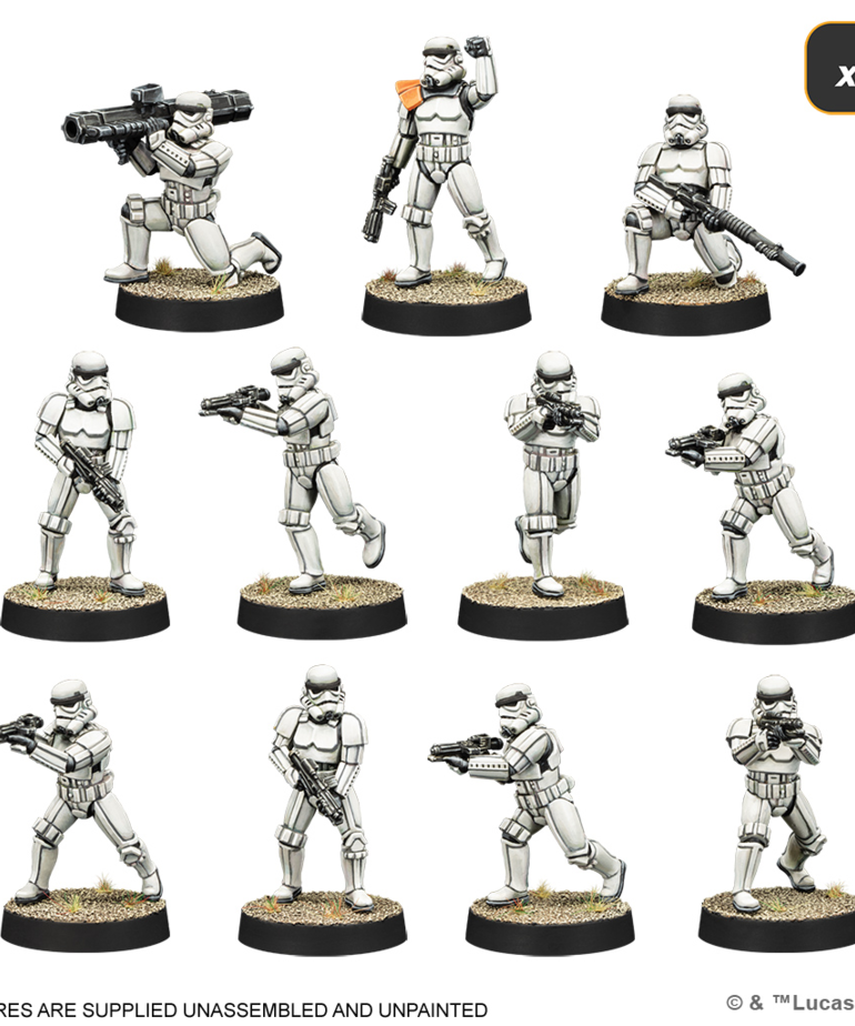 Atomic Mass Games - AMG Star Wars: Legion - Galactic Empire Starter Set