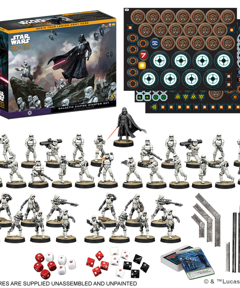 Atomic Mass Games - AMG Star Wars: Legion - Galactic Empire Starter Set