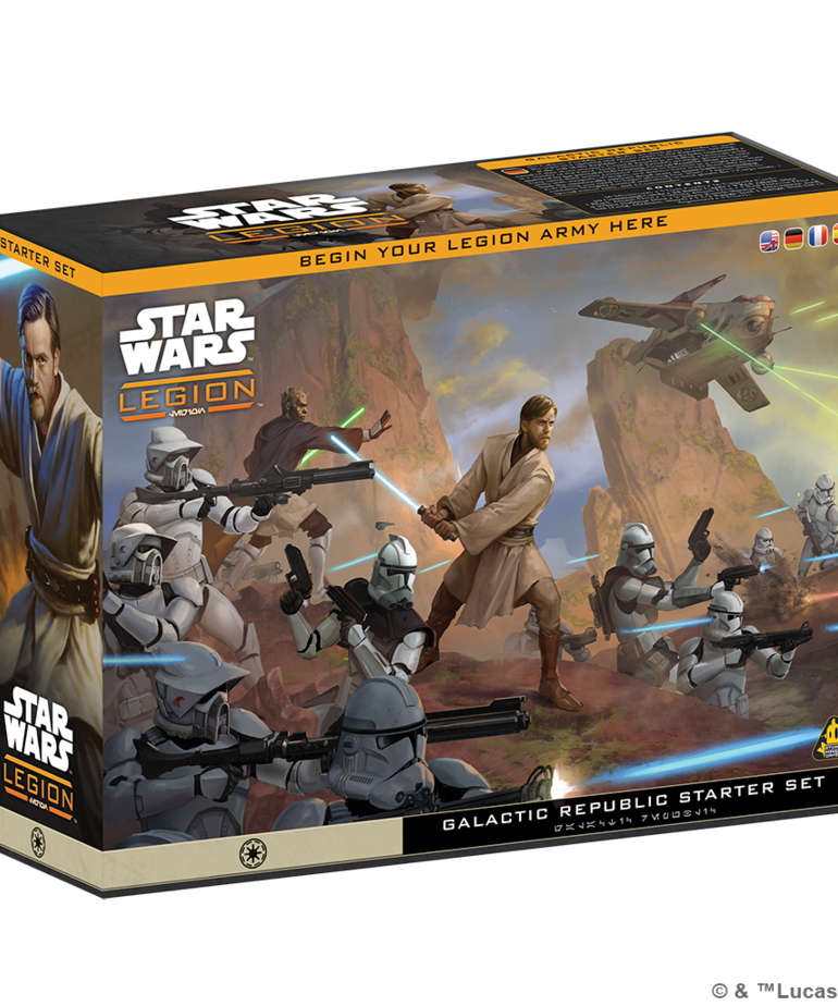 Atomic Mass Games - AMG Star Wars: Legion - Galactic Republic Starter Set