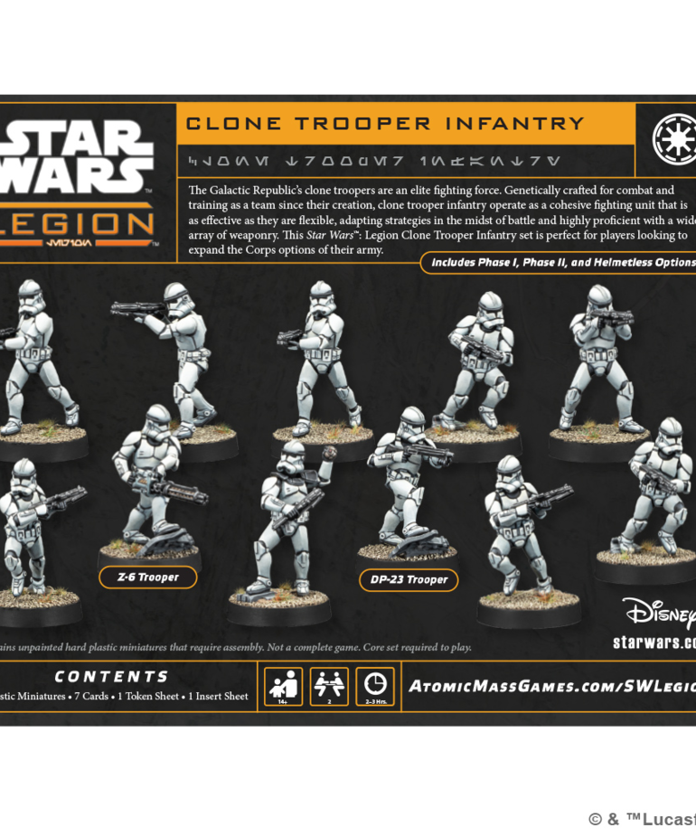 Atomic Mass Games - AMG Star Wars: Legion - Clone Troopers Infantry