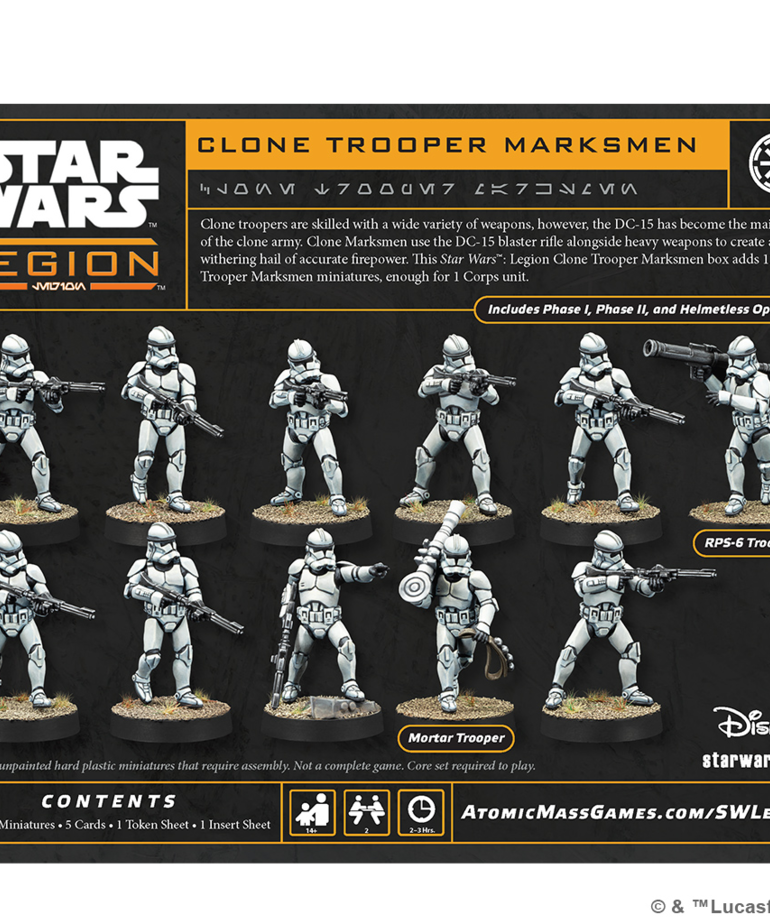 Atomic Mass Games - AMG Star Wars: Legion - Clone Trooper Marksmen